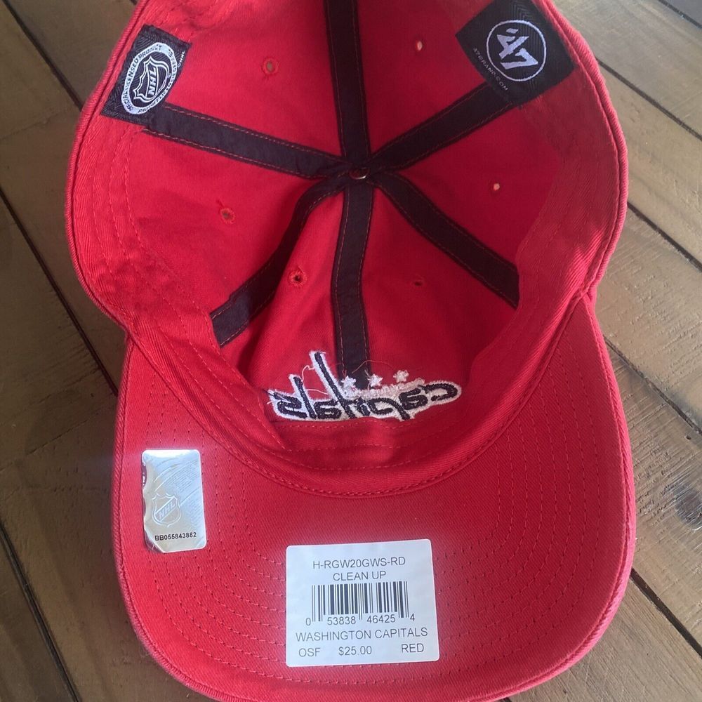 Washington Capitols Adjustable Hat Red Embroidered‎ '47 Brand Very Good - Picture 4 of 8